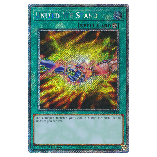 Yu-Gi-Oh! - Quarter Century Bonanza - United We Stand (Platinum Secret Rare) RA03-EN112