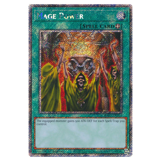 Yu-Gi-Oh! - Quarter Century Bonanza - Mage Power (Platinum Secret Rare) RA03-EN113