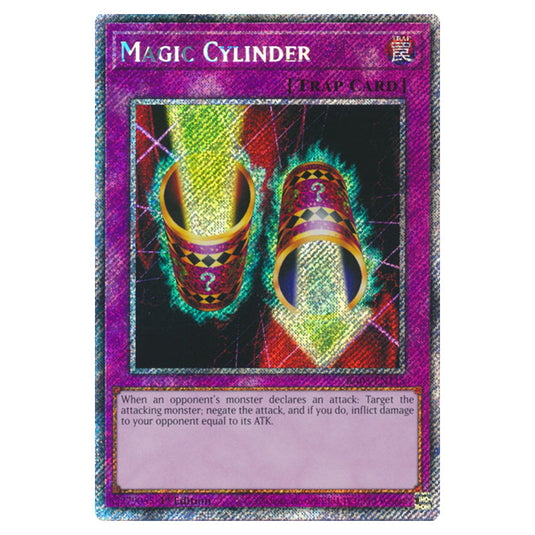 Yu-Gi-Oh! - Quarter Century Bonanza - Magic Cylinder (Platinum Secret Rare) RA03-EN115
