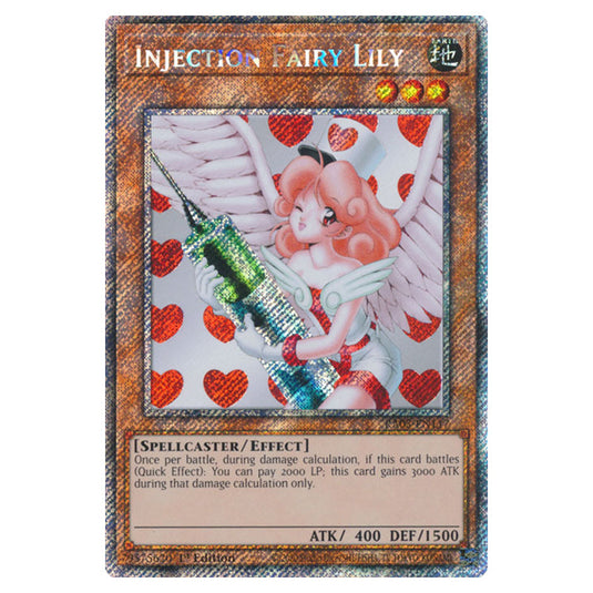 Yu-Gi-Oh! - Quarter Century Bonanza - Injection Fairy Lily (Platinum Secret Rare) RA03-EN117