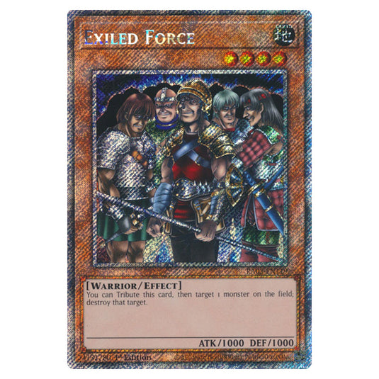 Yu-Gi-Oh! - Quarter Century Bonanza - Exiled Force (Platinum Secret Rare) RA03-EN119