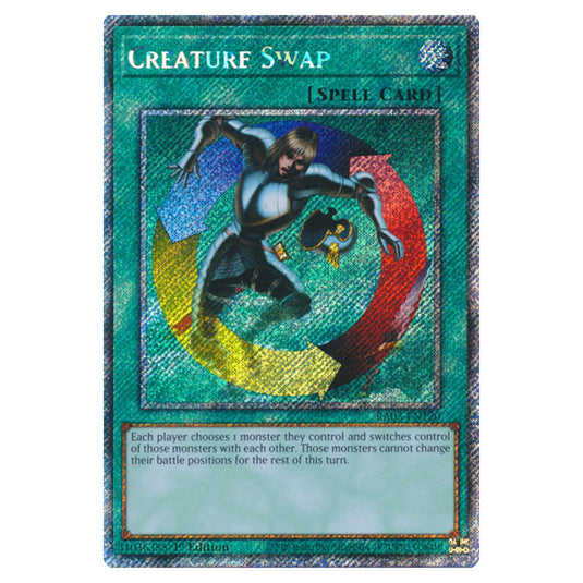 Yu-Gi-Oh! - Quarter Century Bonanza - Creature Swap (Platinum Secret Rare) RA03-EN120