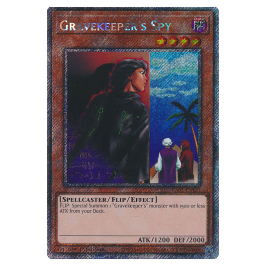Yu-Gi-Oh! - Quarter Century Bonanza - Gravekeeper's Spy (Platinum Secret Rare) RA03-EN121