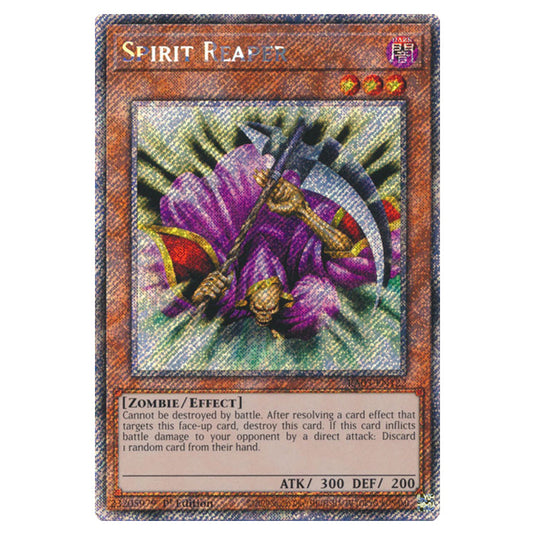 Yu-Gi-Oh! - Quarter Century Bonanza - Spirit Reaper (Platinum Secret Rare) RA03-EN122