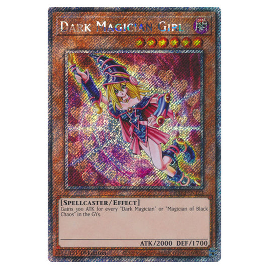 Yu-Gi-Oh! - Quarter Century Bonanza - Dark Magician Girl (Platinum Secret Rare) RA03-EN123