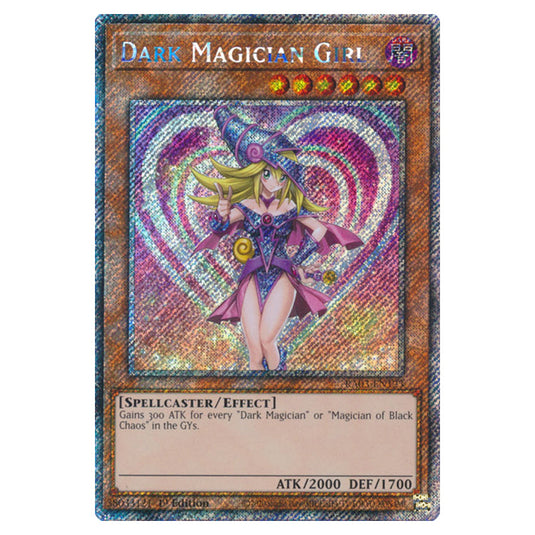Yu-Gi-Oh! - Quarter Century Bonanza - Dark Magician Girl (Platinum Secret Rare) RA03-EN123a