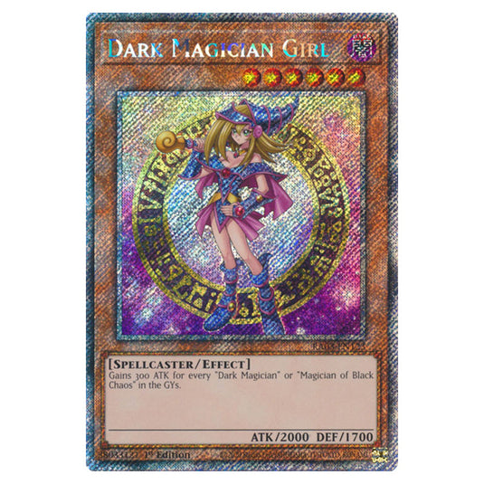 Yu-Gi-Oh! - Quarter Century Bonanza - Dark Magician Girl (Platinum Secret Rare) RA03-EN123b