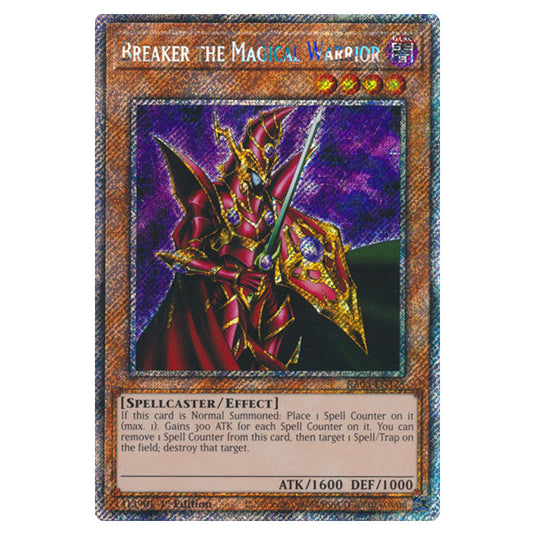 Yu-Gi-Oh! - Quarter Century Bonanza - Breaker the Magical Warrior (Platinum Secret Rare) RA03-EN125
