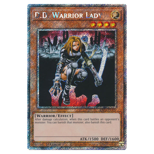 Yu-Gi-Oh! - Quarter Century Bonanza - D.D. Warrior Lady (Platinum Secret Rare) RA03-EN129