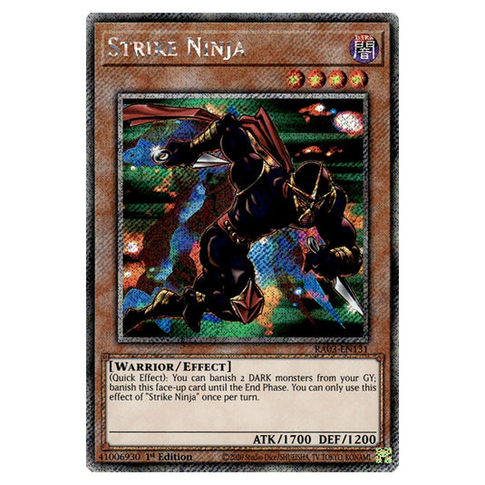 Yu-Gi-Oh! - Quarter Century Bonanza - Strike Ninja (Platinum Secret Rare) RA03-EN131