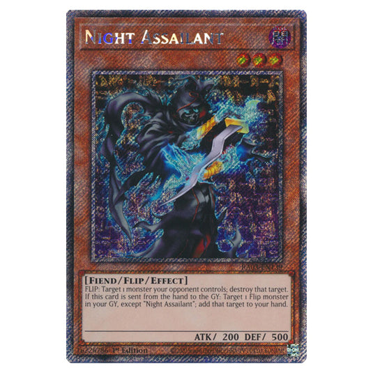 Yu-Gi-Oh! - Quarter Century Bonanza - Night Assailant (Platinum Secret Rare) RA03-EN139