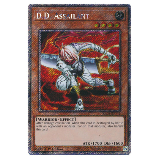 Yu-Gi-Oh! - Quarter Century Bonanza - D.D. Assailant (Platinum Secret Rare) RA03-EN141