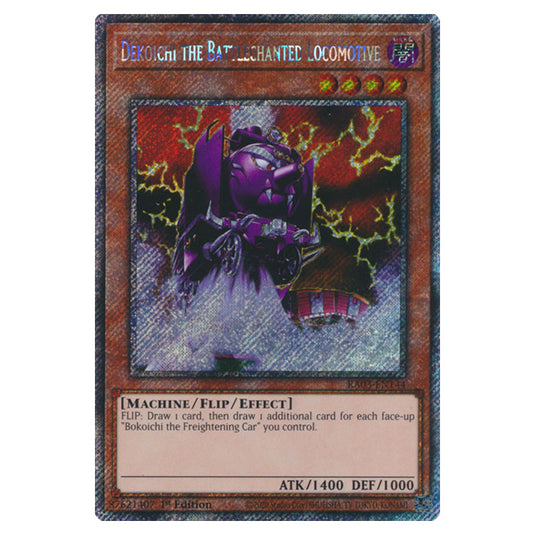 Yu-Gi-Oh! - Quarter Century Bonanza - Dekoichi the Battlechanted Locomotive (Platinum Secret Rare) RA03-EN144