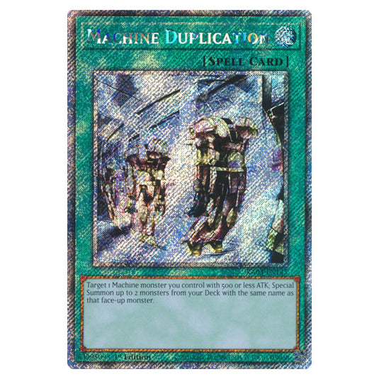 Yu-Gi-Oh! - Quarter Century Bonanza - Machine Duplication (Platinum Secret Rare) RA03-EN145