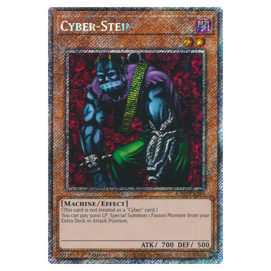 Yu-Gi-Oh! - Quarter Century Bonanza - Cyber-Stein (Platinum Secret Rar Yu-Gi-Oh! - Quarter Century Bonanza - Cyber-Stein (Platinum Secret Rar