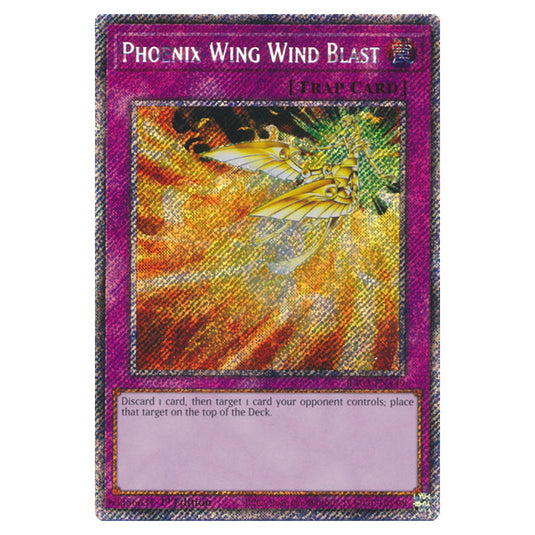 Yu-Gi-Oh! - Quarter Century Bonanza - Phoenix Wing Wind Blast (Platinum Secret Rare) RA03-EN149