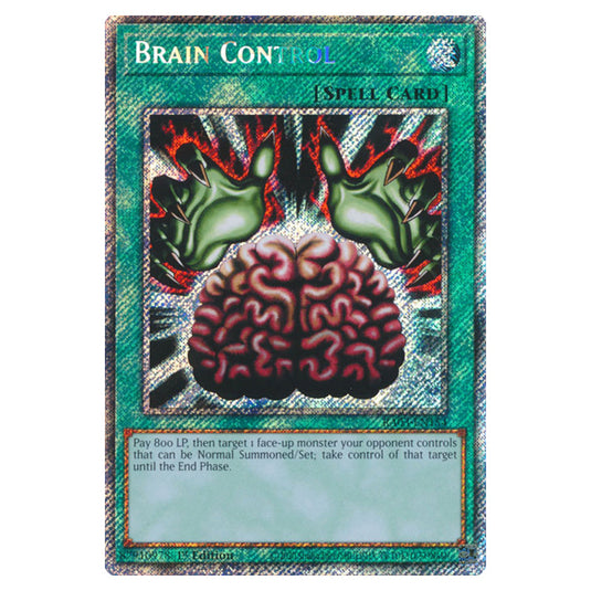 Yu-Gi-Oh! - Quarter Century Bonanza - Brain Control (Platinum Secret Rare) RA03-EN154