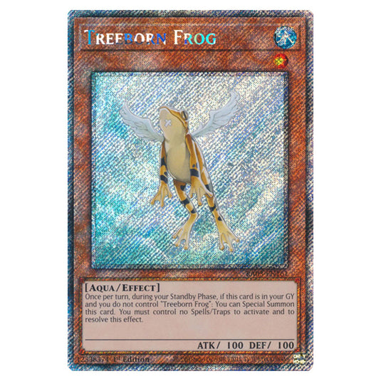 Yu-Gi-Oh! - Quarter Century Bonanza - Treeborn Frog (Platinum Secret Rare) RA03-EN161