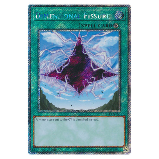 Yu-Gi-Oh! - Quarter Century Bonanza - Dimensional Fissure (Platinum Secret Rare) RA03-EN163
