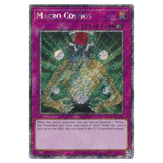 Yu-Gi-Oh! - Quarter Century Bonanza - Macro Cosmos (Platinum Secret Rare) RA03-EN164