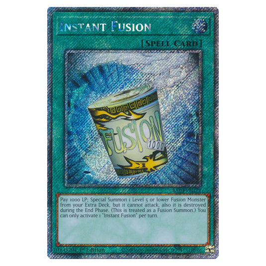 Yu-Gi-Oh! - Quarter Century Bonanza - Instant Fusion (Platinum Secret Rare) RA03-EN171