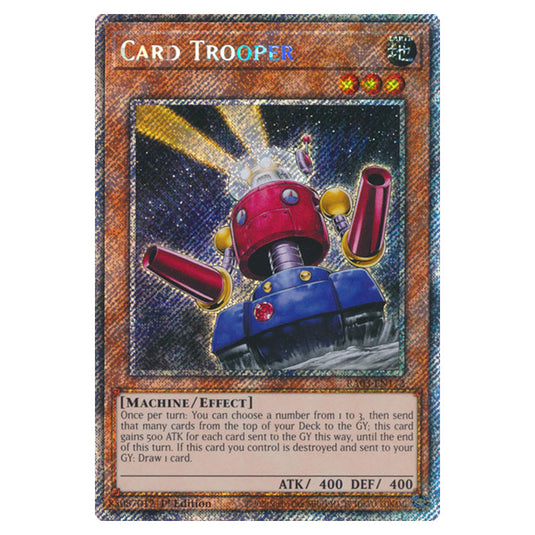 Yu-Gi-Oh! - Quarter Century Bonanza - Card Trooper (Platinum Secret Rare) RA03-EN172