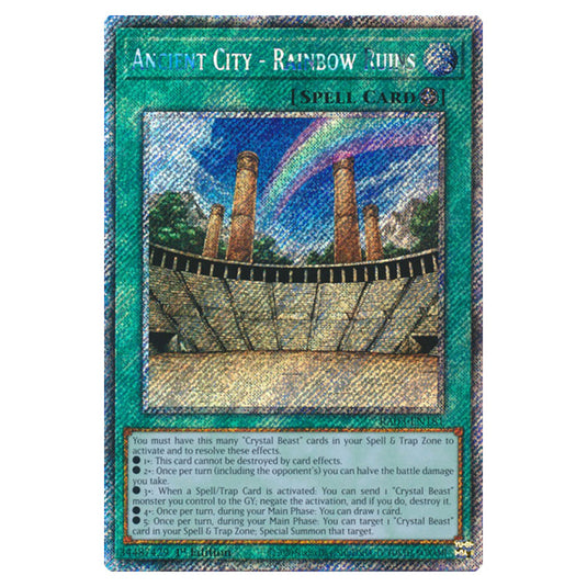 Yu-Gi-Oh! - Quarter Century Bonanza - Ancient City - Rainbow Ruins (Platinum Secret Rare) RA03-EN181