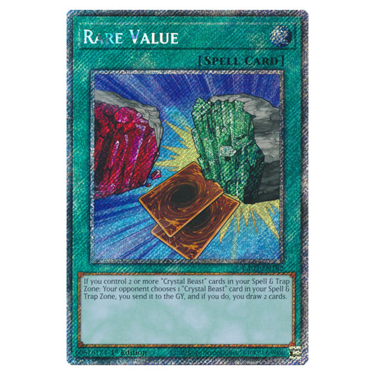 Yu-Gi-Oh! - Quarter Century Bonanza - Rare Value (Platinum Secret Rare) RA03-EN182