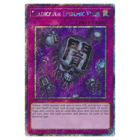 Yu-Gi-Oh! - Quarter Century Bonanza - Eradicator Epidemic Virus (Platinum Secret Rare) RA03-EN183