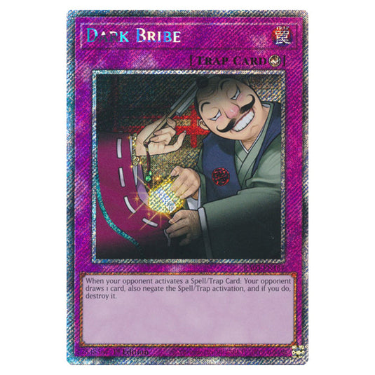 Yu-Gi-Oh! - Quarter Century Bonanza - Dark Bribe (Platinum Secret Rare) RA03-EN187