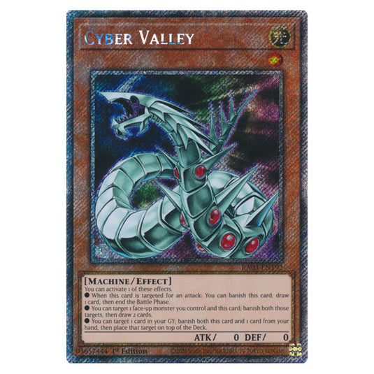 Yu-Gi-Oh! - Quarter Century Bonanza - Cyber Valley (Platinum Secret Rare) RA03-EN192