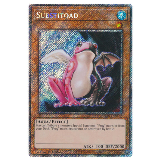 Yu-Gi-Oh! - Quarter Century Bonanza - Substitoad (Platinum Secret Rare) RA03-EN197