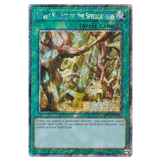 Yu-Gi-Oh! - Quarter Century Bonanza - Secret Village of the Spellcasters (Platinum Secret Rare) RA03-EN209