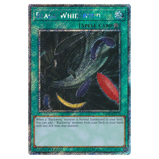 Yu-Gi-Oh! - Quarter Century Bonanza - Black Whirlwind (Platinum Secret Rare) RA03-EN219