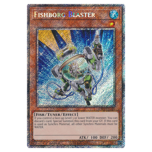 Yu-Gi-Oh! - Quarter Century Bonanza - Fishborg Blaster (Platinum Secret Rare) RA03-EN225