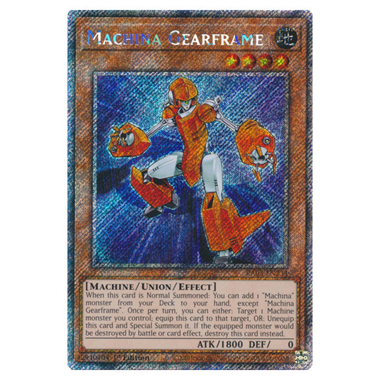 Yu-Gi-Oh! - Quarter Century Bonanza - Machina Gearframe (Platinum Secret Rare) RA03-EN234