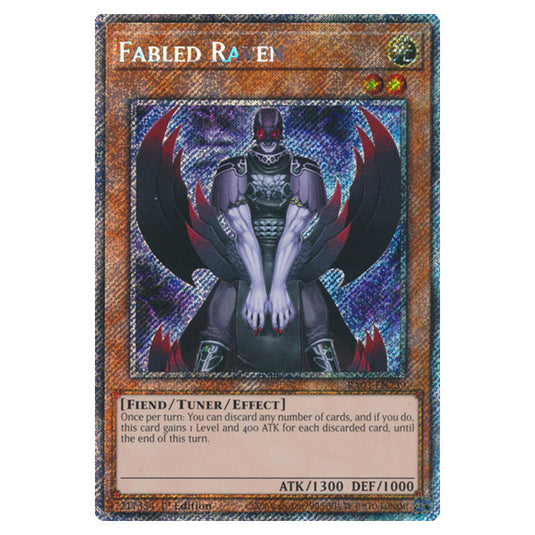 Yu-Gi-Oh! - Quarter Century Bonanza - Fabled Raven (Platinum Secret Rare) RA03-EN239