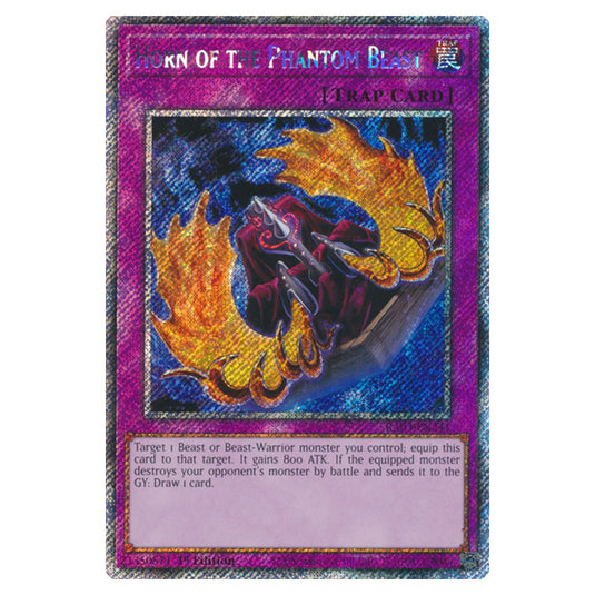 Yu-Gi-Oh! - Quarter Century Bonanza - Horn of the Phantom Beast (Platinum Secret Rare) RA03-EN241