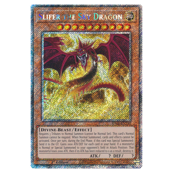 Yu-Gi-Oh! - Quarter Century Bonanza - Slifer the Sky Dragon (Platinum Yu-Gi-Oh! - Quarter Century Bonanza - Slifer the Sky Dragon (Platinum