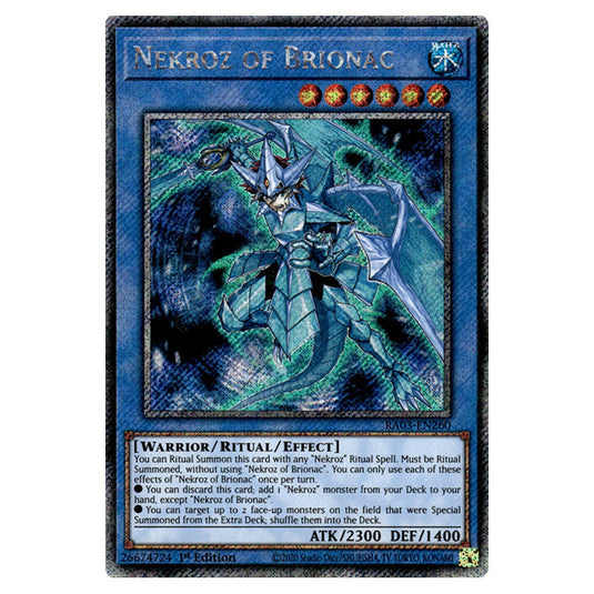 Yu-Gi-Oh! - Quarter Century Bonanza - Nekroz of Brionac (Platinum Secret Rare) RA03-EN260