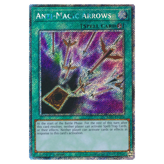 Yu-Gi-Oh! - Quarter Century Bonanza - Anti-Magic Arrows (Platinum Secret Rare) RA03-EN264