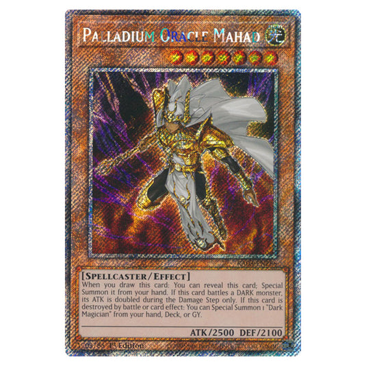 Yu-Gi-Oh! - Quarter Century Bonanza - Palladium Oracle Mahad (Platinum Secret Rare) RA03-EN266