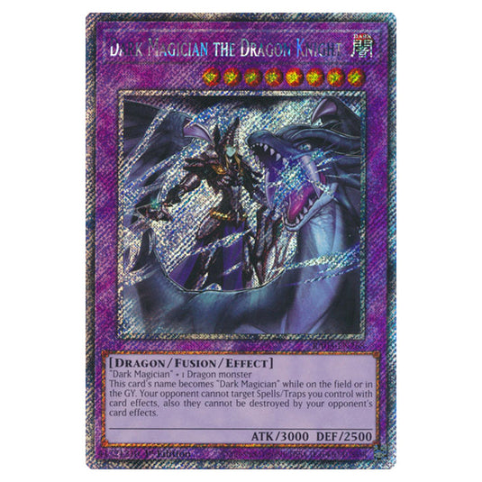 Yu-Gi-Oh! - Quarter Century Bonanza - Dark Magician the Dragon Knight (Platinum Secret Rare) RA03-EN268