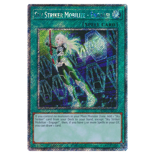 Yu-Gi-Oh! - Quarter Century Bonanza - Sky Striker Mobilize - Engage! (Platinum Secret Rare) RA03-EN269