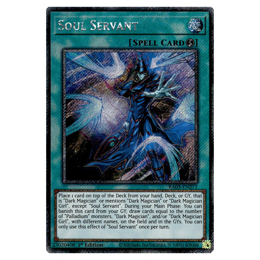 Yu-Gi-Oh! - Quarter Century Bonanza - Soul Servant (Platinum Secret Rare) RA03-EN271