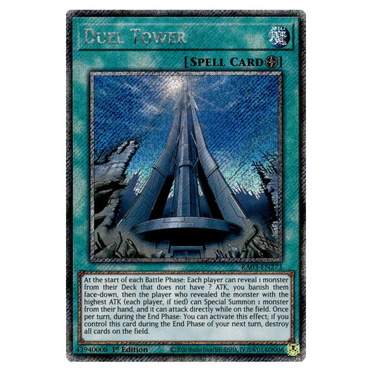 Yu-Gi-Oh! - Quarter Century Bonanza - Duel Tower (Platinum Secret Rare) RA03-EN273