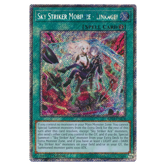 Yu-Gi-Oh! - Quarter Century Bonanza - Sky Striker Mobilize - Linkage! (Platinum Secret Rare) RA03-EN274