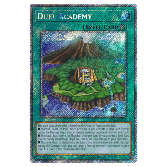 Yu-Gi-Oh! - Quarter Century Bonanza - Duel Academy (Platinum Secret Rare) RA03-EN275