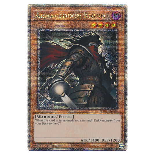 Yu-Gi-Oh! - Quarter Century Bonanza - Armageddon Knight (Quarter Century Secret Rare) RA03-EN002