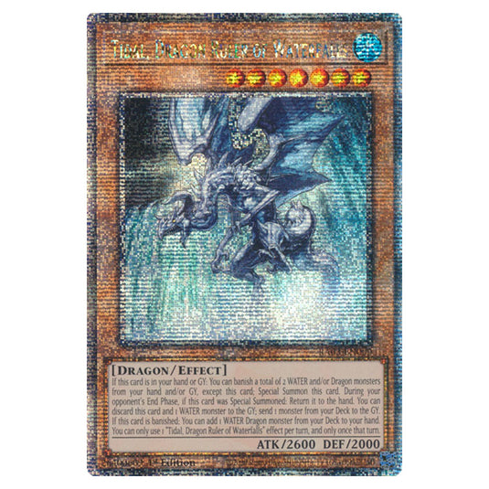 Yu-Gi-Oh! - Quarter Century Bonanza - Tidal, Dragon Ruler of Waterfalls (Quarter Century Secret Rare) RA03-EN009